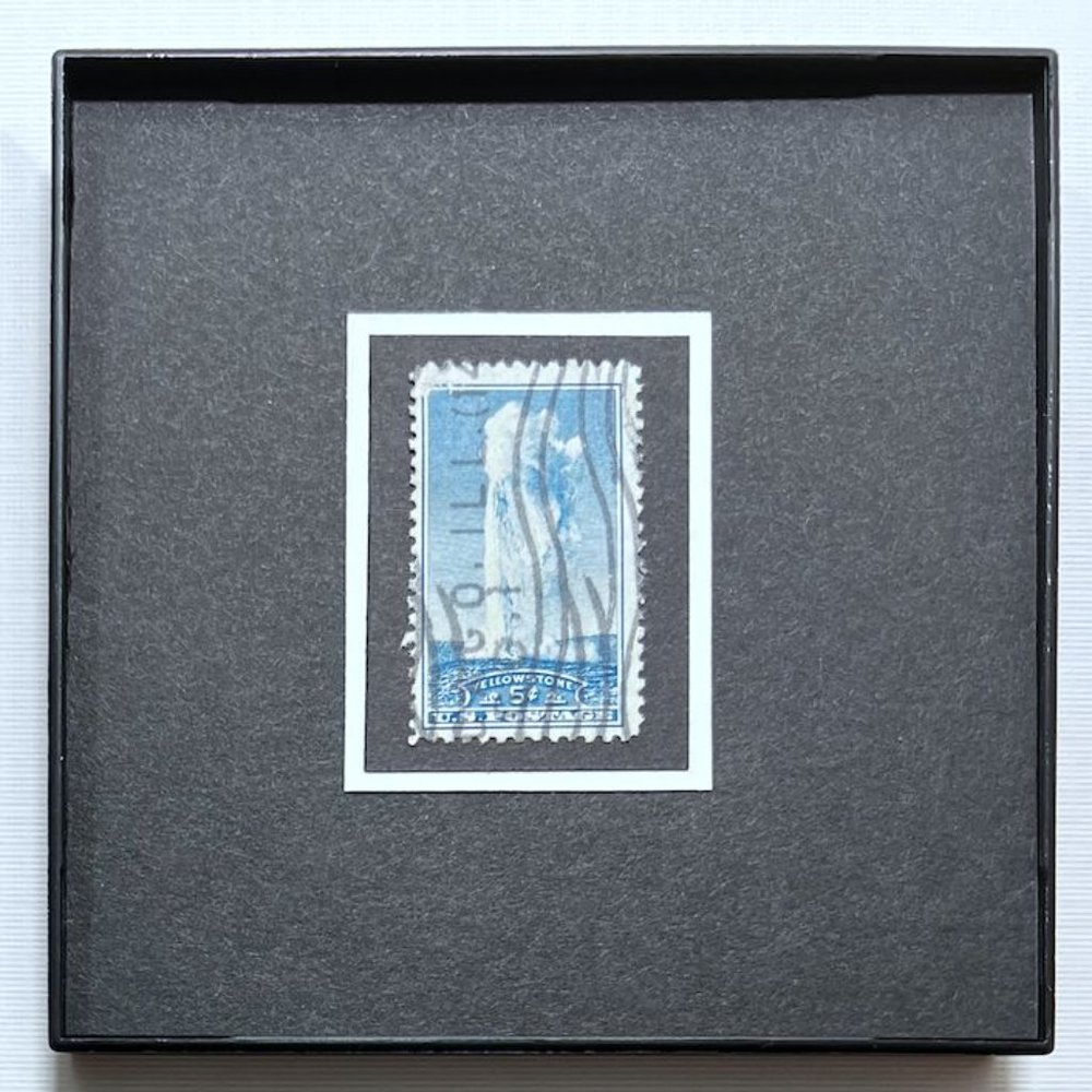 1933 Yosemite National Park - Framed Postage Stamp - Vintage Original USA Gift